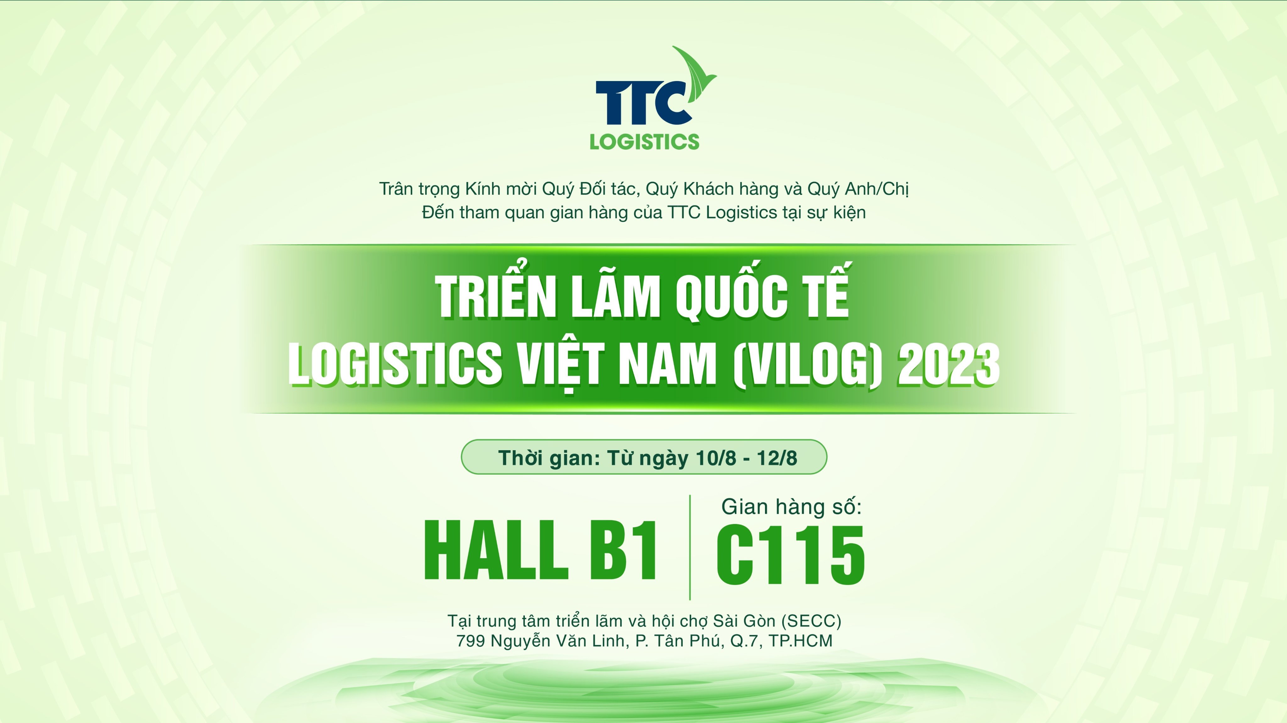 TTC Logistics vinh dự tham gia Triển lãm quốc tế Logistics Việt Nam (VILOG) 2023